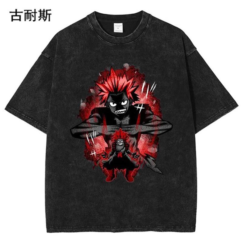 My Hero Academia anime manga T-shirt shirt undershirt undershirt cotton Black L