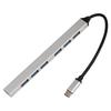 Typ C Hub 7 in 1 Aluminiumlegierung 5 Gbit/s Übertragung Weitgehend kompatible Typ C Dockingstation für PC Laptop