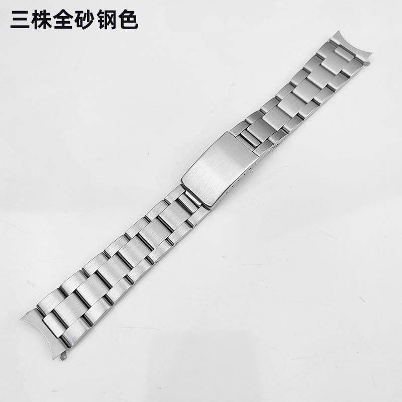 19mm Curved End Strap For Seiko No. 5 SNXS77/80/79K/75 NXS73K1 Men Stainless Steel Watch Band Metal Bracelet for Jubilee Oyster