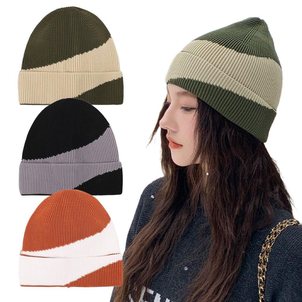 Warm Beanie Bonnet Y2k Cold Cap Fashion Casual Skullies  for Men Women