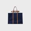 New vase medium bag-canvas navy