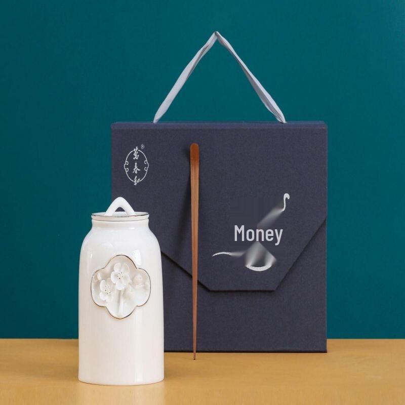 Wanchunhe Chinese Plum Blossom Tea Caddy