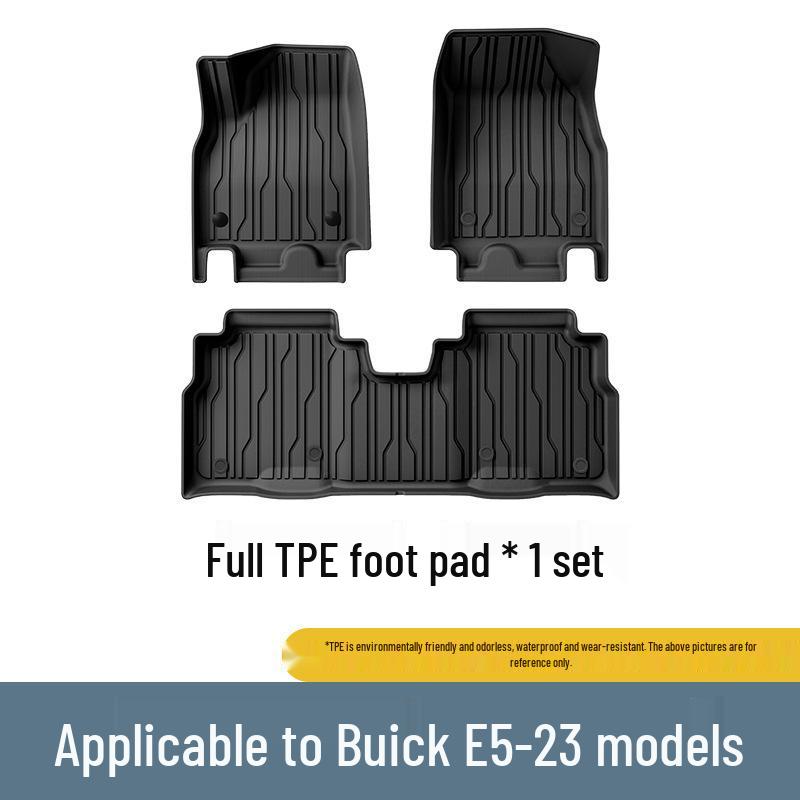 Eco-Friendly TPE Floor, Trunk, and Stain-Resistant Seat Mats for 2023 Buick E5 Models