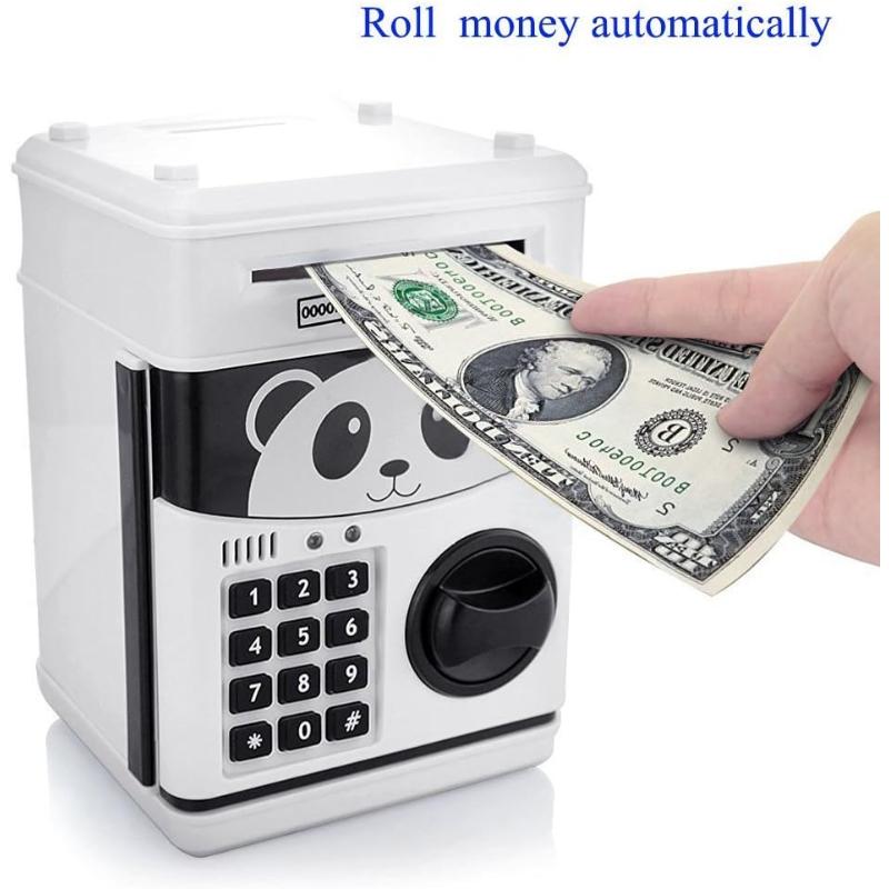 Piggy Bank for Kids, Electronic Password Piggy Bank Kids Safe Bank Mini ATM Piggy Bank Toy for 3-14 Year Old Boys and Girls