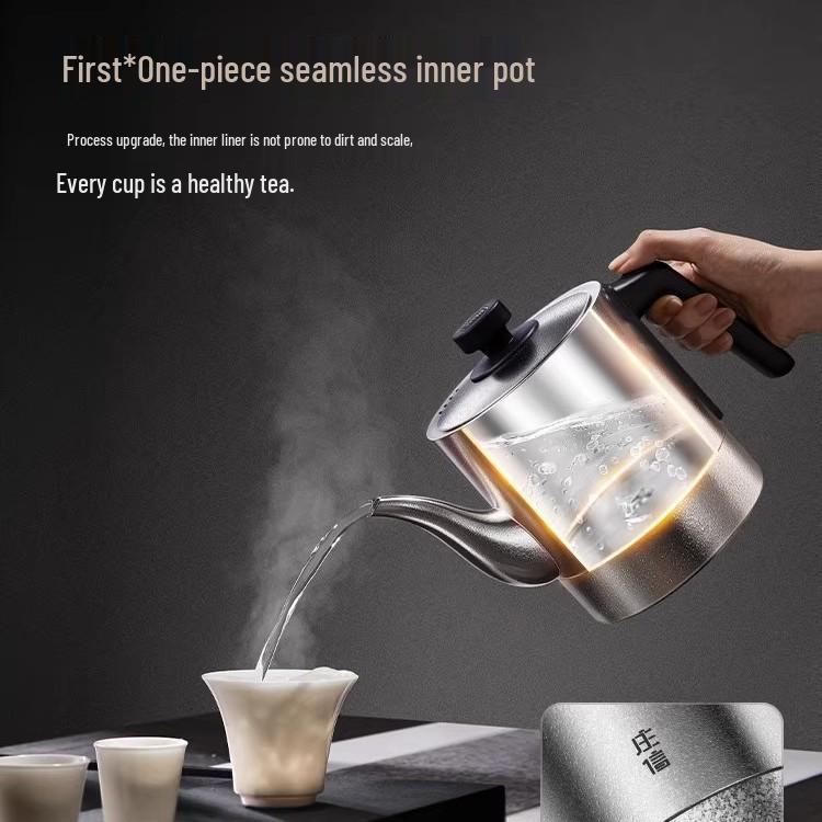 Zhuangxin G10 Pure Titanium Seamless Electric Kettle with Automatic Water Filling and Constant Temperature Control Imperial G10 [Dual Bottom Water Filling]