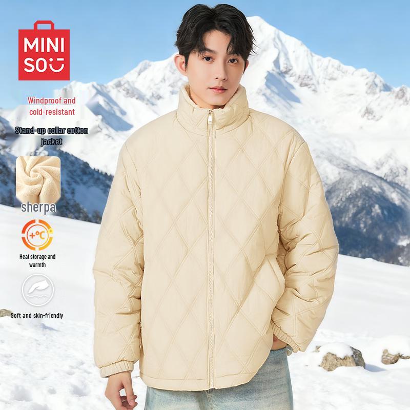 MINISO Men's Winter Stand-Collar Padded Jacket
