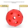 6pcs PVC Pickle Balls with Bag Balanced Competition Ball Portable Pickleball Balls  Indoor