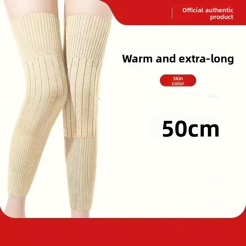 

Новые осенне-зимние теплые наколенники, универсальные противоскользящие и согревающие наколенники для холодных ног, утолщенные наколенники для пожилых людей для сохранения тепла No fleece added верблюд