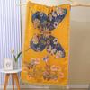 Extra Large Cotton Gauze Cartoon Bath Towel - Soft, Quick-Drying for Adults & Kids