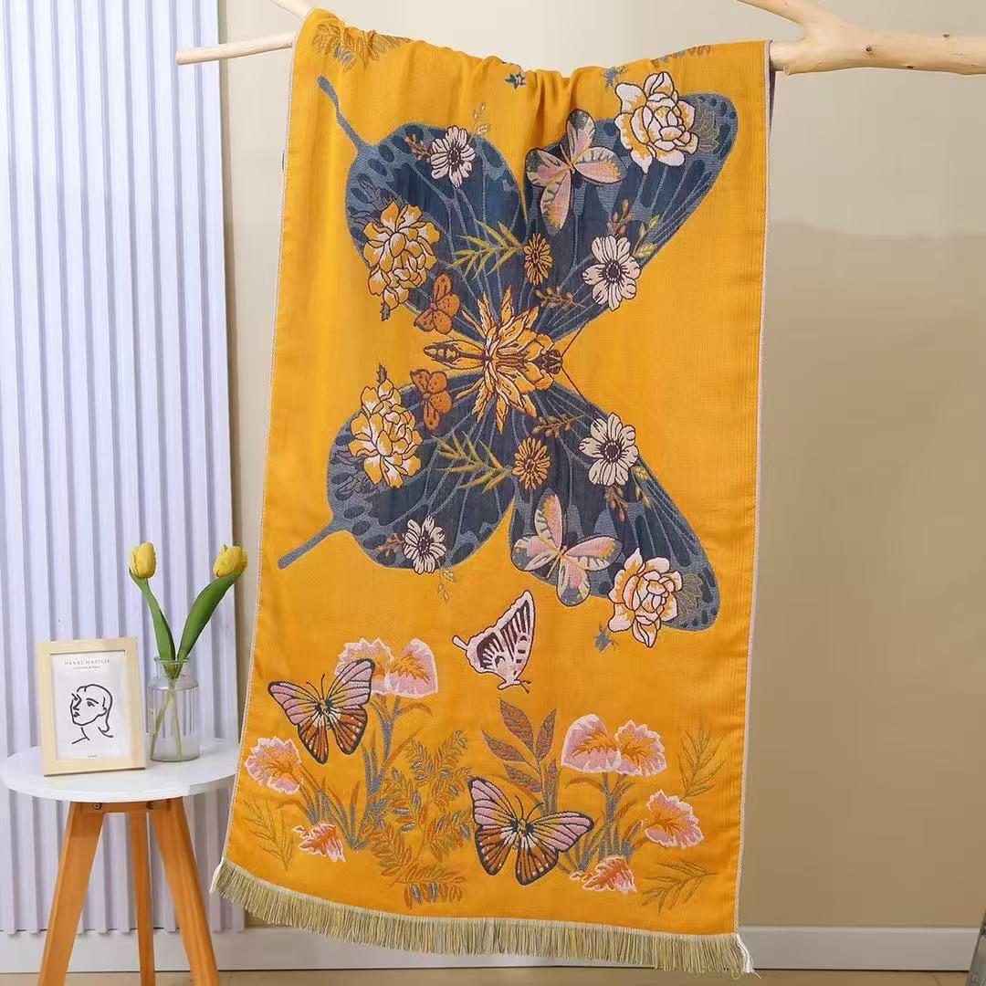 

Очень большое хлопковое марлевое мультяшное банное полотенце - Мягкое, быстросохнущее для взрослых и детей 80*160