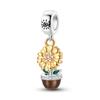 Flowers Series S925 Sterling Silver Sunflowers Tulip Carnation Charms Fit Original  Bracelet  For Women Jewelry Making