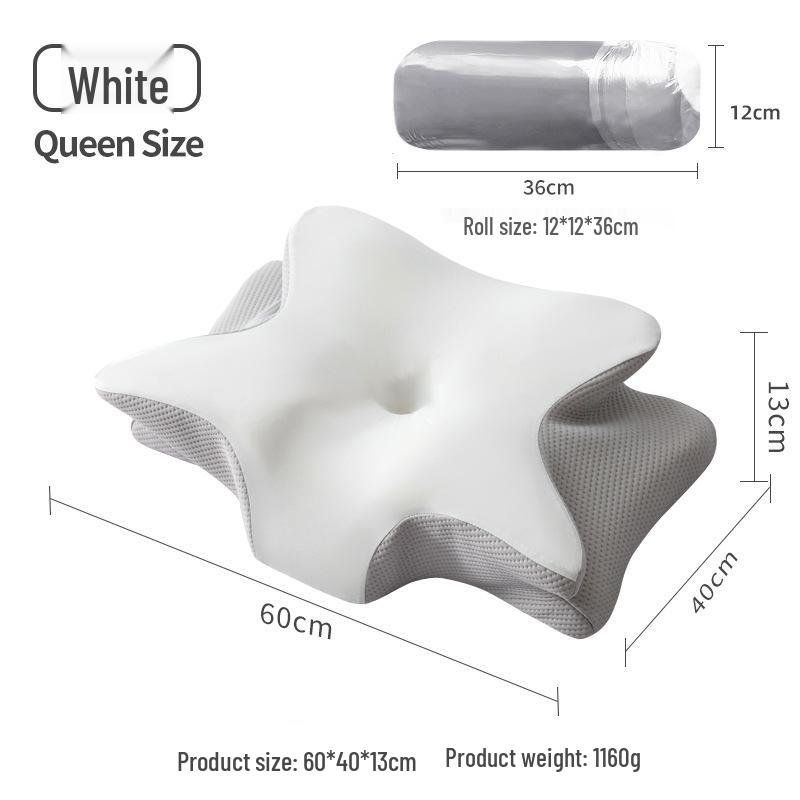 Butterfly Memory Foam Pillow for Neck Support and Deep Sleep