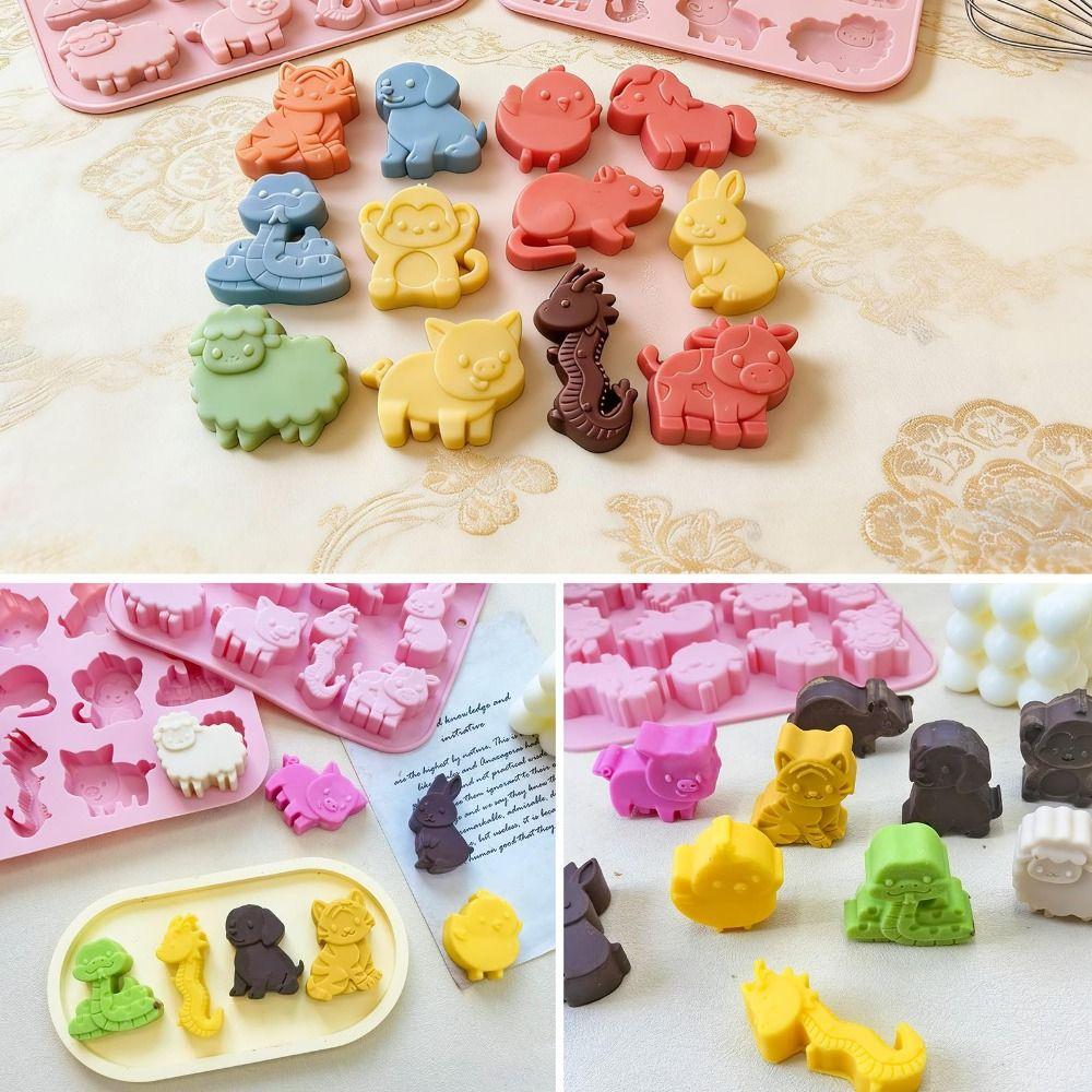 Reusable Chocolate Dessert Mold Animal Shaped Baking Mould New Mousse Cake Mold Dessert Making