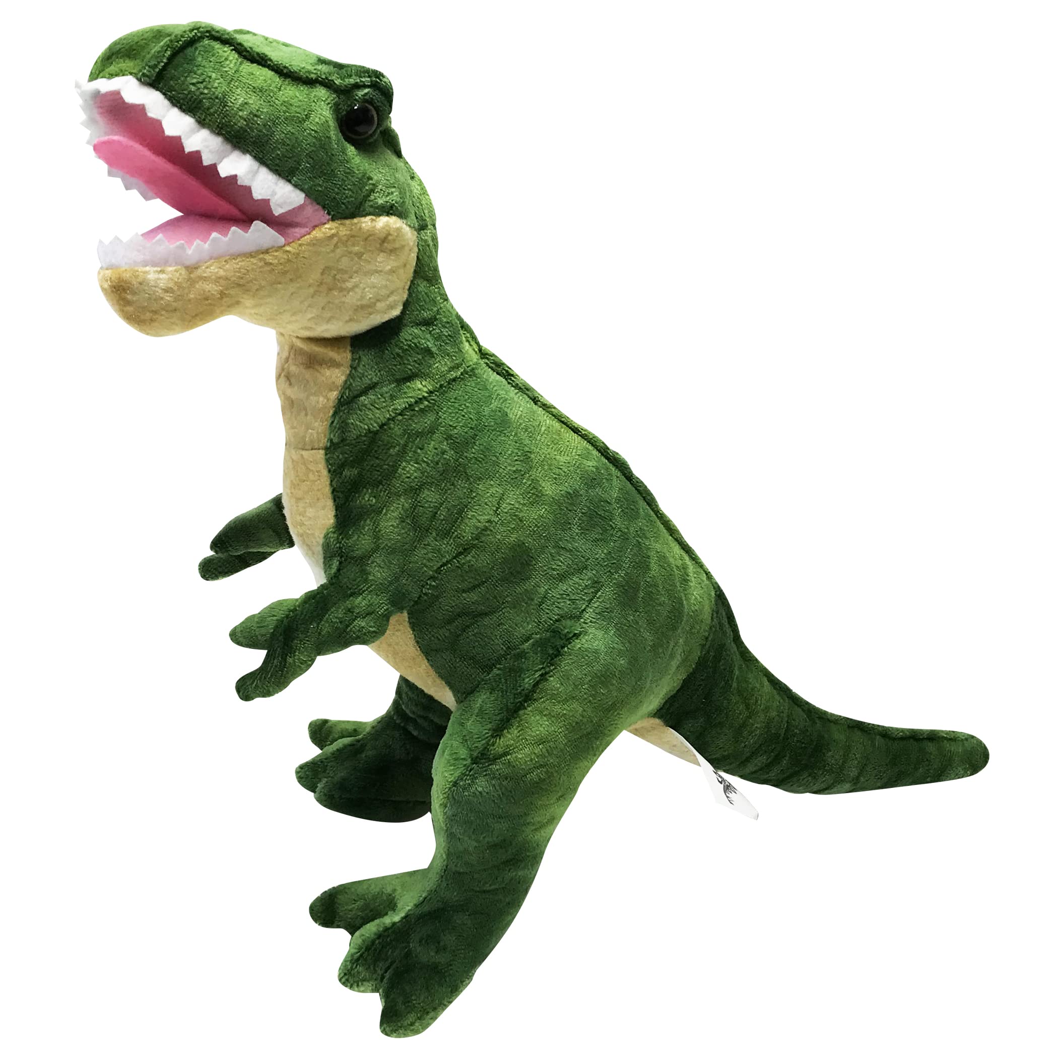

Dinosaur Body Realistic Fluffy Figurine, Pillow, Cushion, Mascot, Dinosaur, Gift, Cute, (Tyrannosaurus/Green)