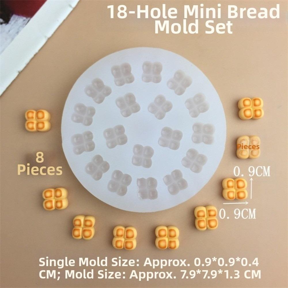 Reusable Cookie Shaped Mold Flexible Play Food Mold Baking Tool Resin Mold  Candy Making