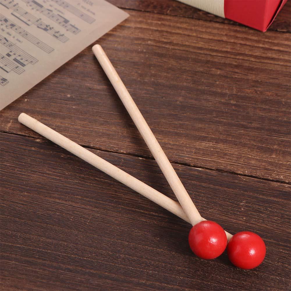 Wooden Drumsticks Smooth Marimba Sticks Drum Practice Tools Wooden Drumsticks  Beginners