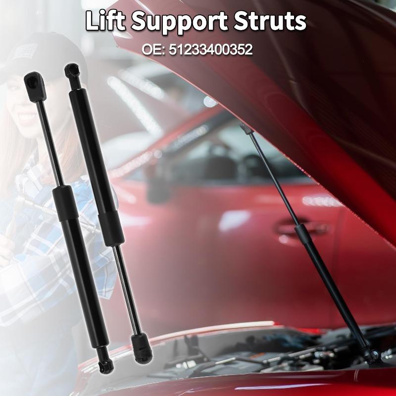 For BMW X3 E83 2004-2010 Front Bonnet Hood Gas Spring Shock Struts 51233400352 New 2PCS