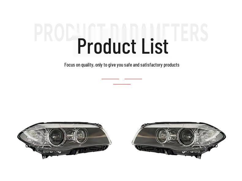 Compatible Xenon + Adaptive Headlights for BMW 5 Series F18 (2011-2013) - Part Nos. 63117271907, 63117271908