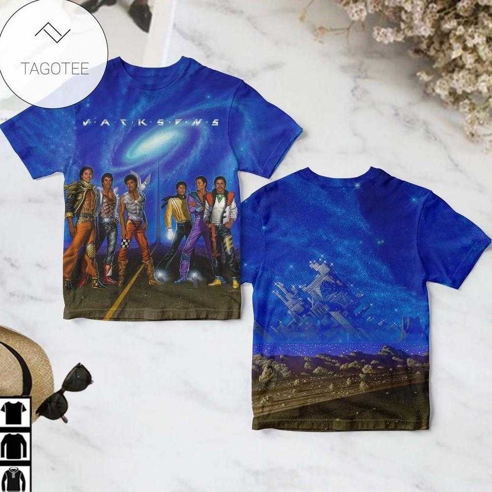 Victory Album By The Jackson 5 AOP T-Shirt Unisex S-5XL Unisex T-Shirt XXXL
