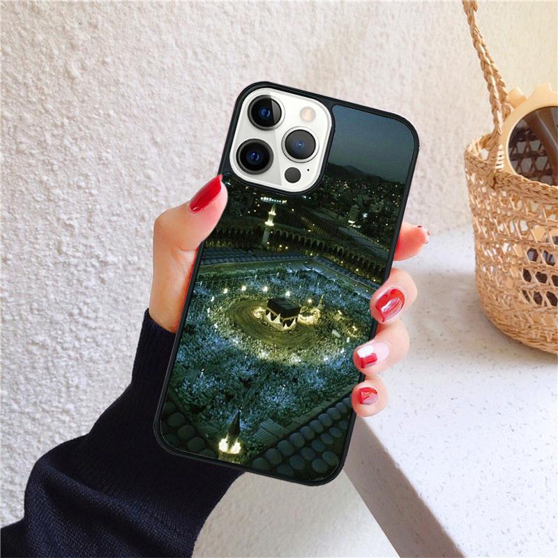 

Holy Mosque Makkah Phone Case for iPhone 17 Air 16 Coque 15 14 12 13 PLUS 11 PRO MAX Back Cover Fundas Shell iPhone 11pro max