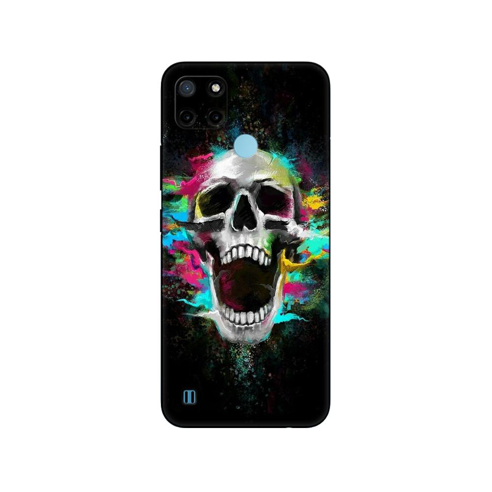 For Realme C21Y C25Y Case Silicon Phone Back Cover For OPPO Realme C21Y C25Y 4G Soft Case RMX3261 Coque 6.5inch Black Tpu Case