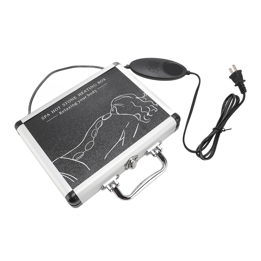 Heißsteinwärmer-Set 86-167 Fahrenheit Einstellbares Heißstein-Heizset Heiße Steine mit Heizgerät-Set
