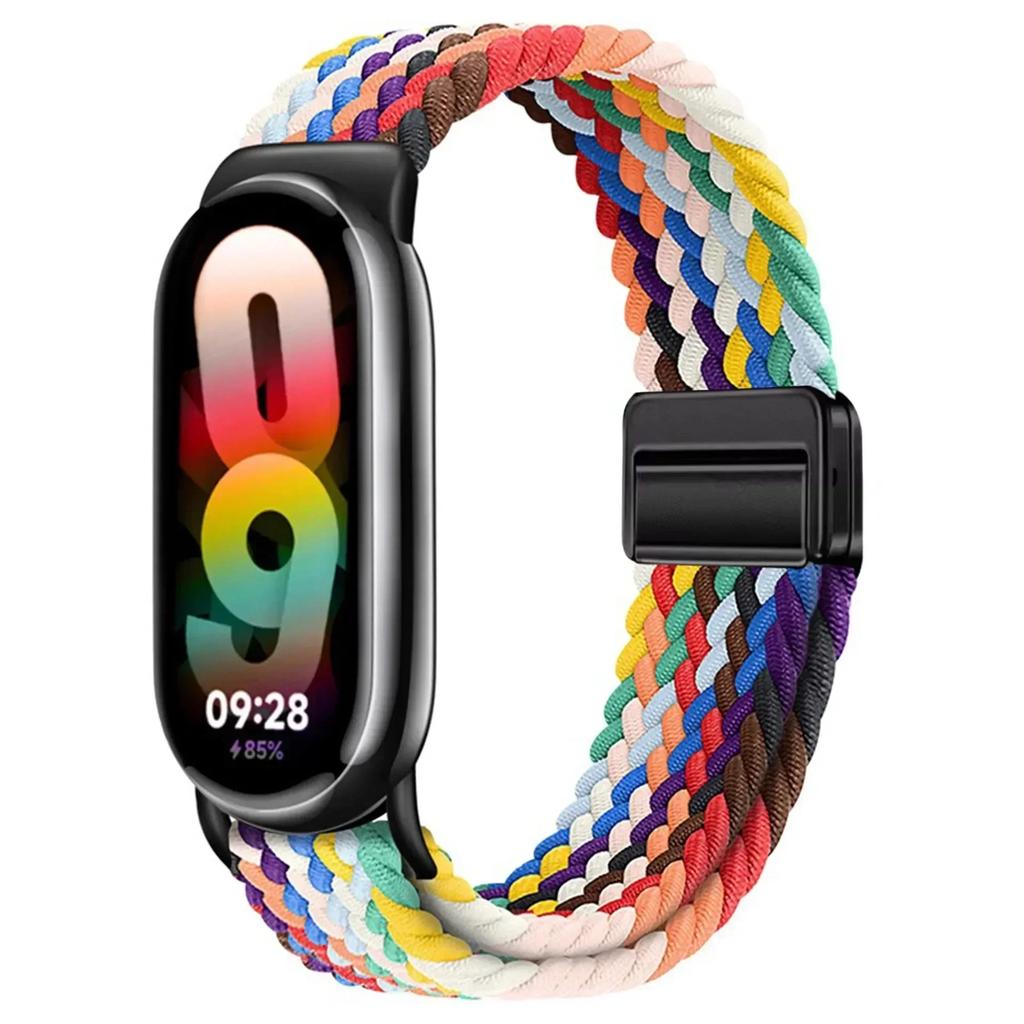 Braided Nylon Strap for Xiaomi Mi Band 10/9/8 Smart Watch Replaceable Wristband Correa for Xiaomi Mi Band 9/Mi Band 10 Bracelet