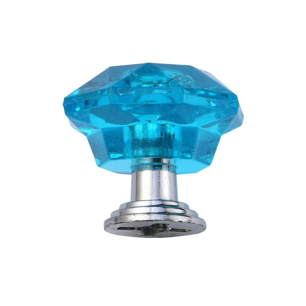 4PCS/LOT Acrylic Crystal Drawer Pulls - Diamond Handle for Cabinet Doors & Drawers | Plastic Decorative Knobs