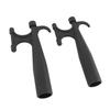 2PCS Nylon Boat Hook Attachment Black Boat Hook Floating Attachment Replacement for Mooring Docking Yacht Kayak