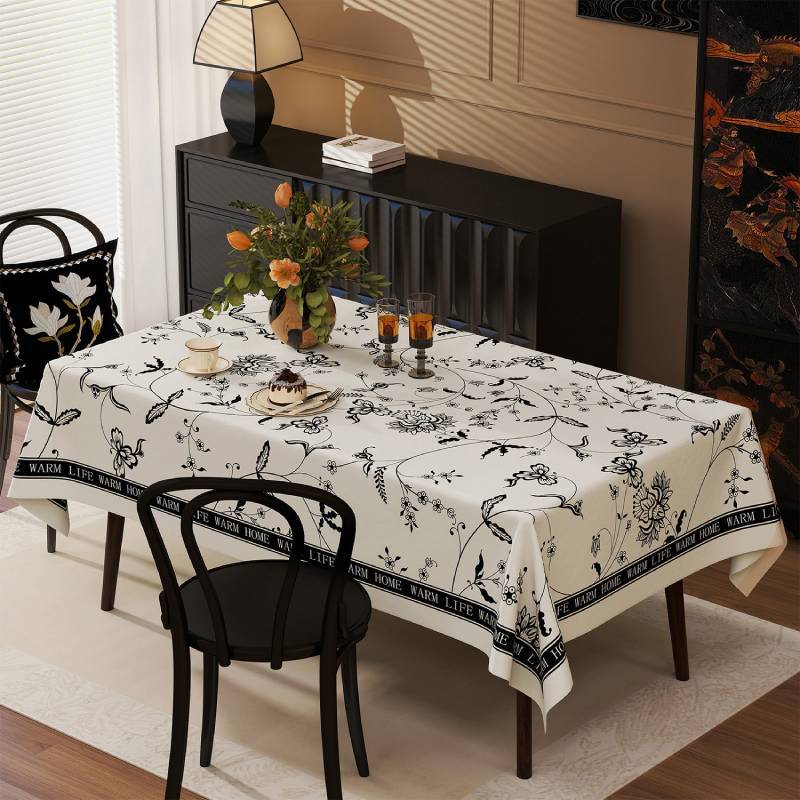 Tovaglia Impermeabile e Oilproof in PVC Stile Nordico per Sala da Pranzo e Decorazione della Casa