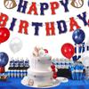 Sport-Thema Babyparty Baseball Kuchen Dekorationen Baseball Kuchen Topper Zubehör Für Jungen Männer