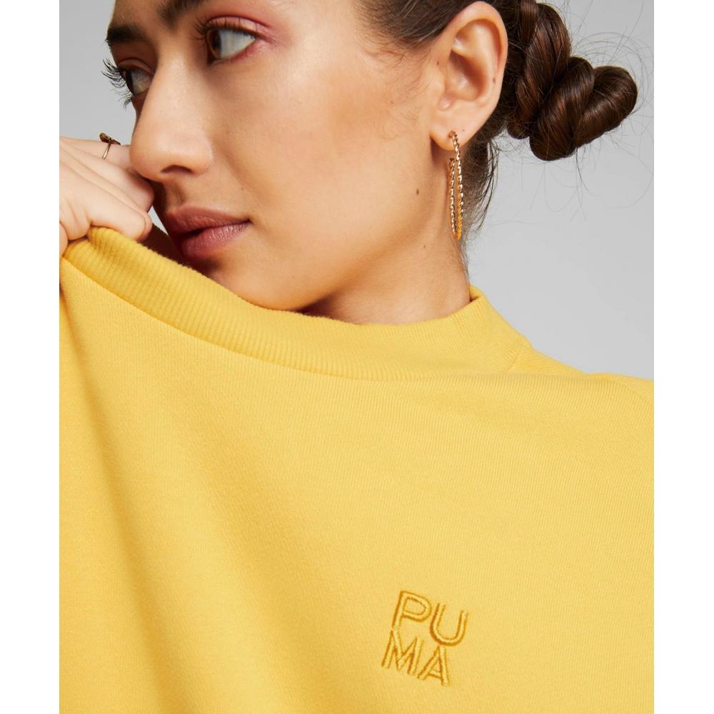 Puma Infuse Crew Tr   Yellow  535647 40