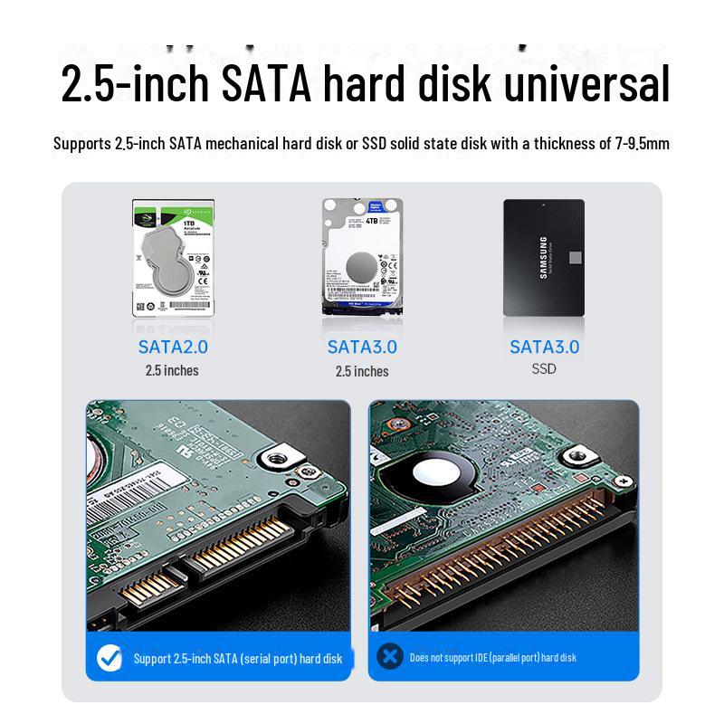 Orico 2.5" USB 3.0 SATA External Hard Drive Enclosure