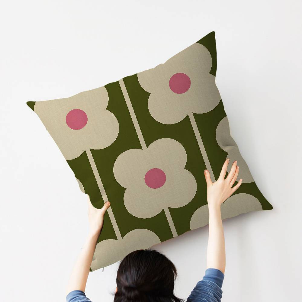 Art OOrla Kiely Flower Pillow Anime Pillow Sofa Bed Head Pillow Cover Cushion Cover Fashion