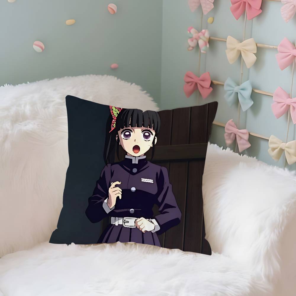 Anime TsuyuriKanaos Case Plush Fabric Soft Pillowcase Double Sided Print Cushion Cover Household Gifts