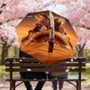 1pc Dune Part Two Automatic Open/Close Umbrella Compact Folding Umbrella with 8-Rib Shaft Lightweight Esign, for Women/Men1210A