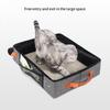 Cats Litter Pans With Handle Baffle Rabbit Litter Box Easy Cleaning No Residues Easy Cleaning Smooth Surfaces