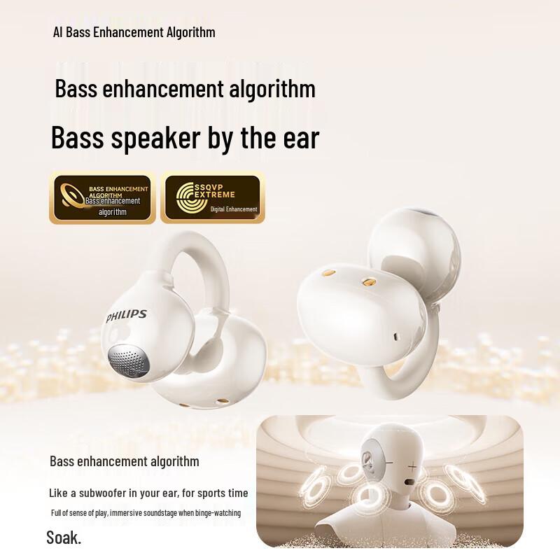 Philips TAQ2320 Open-Ear Sports Bluetooth Headphones