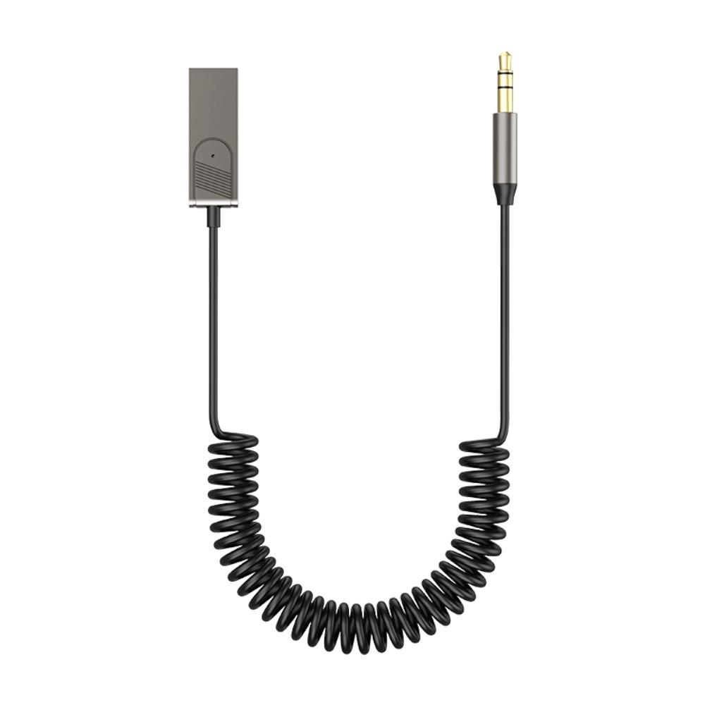 

Retractable Wireless Receiver Hands-Free Calls USB to 3.5mm Audio Converter Home Stereo