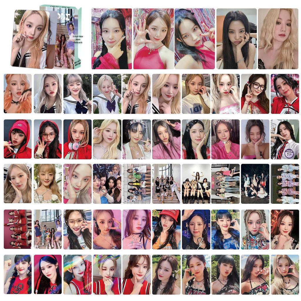 Official (G)I-DLE Photo Card Set: Song Yuqi, Cho Miyeon, and Ye Shuhua Lomo Cards - Female Group Merchandise Album