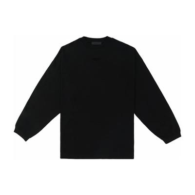 Essentials Long-Sleeve Tee Jet Black Men Tops 125BT232010F