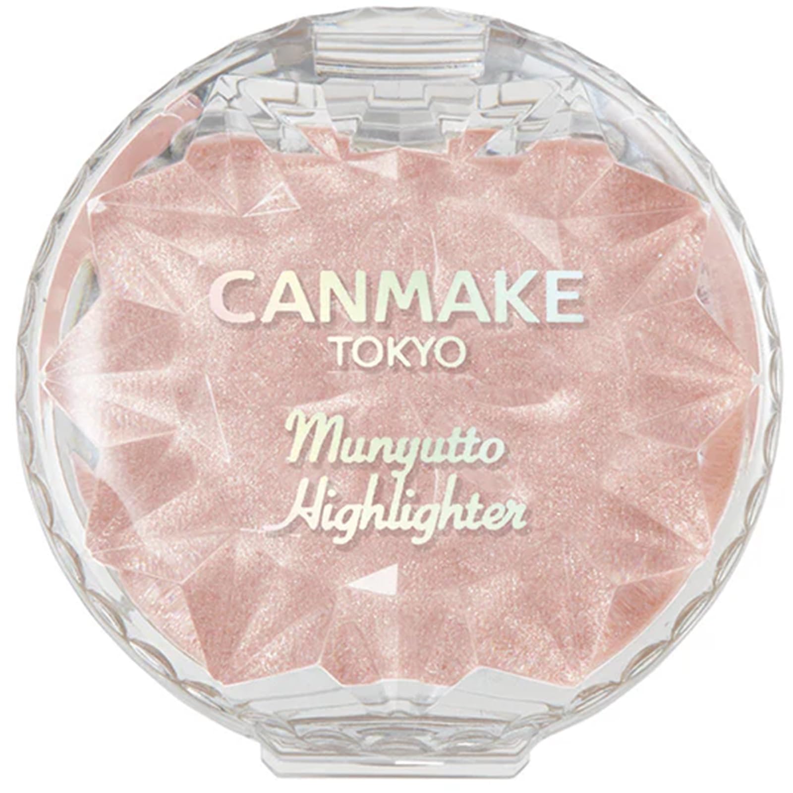 Canmake Smooth Highlighter 02 Розовый кварц Натуральный Редкий Гладкий Розовый 3.8г, Хайлайтер, Плотно прилегающий,