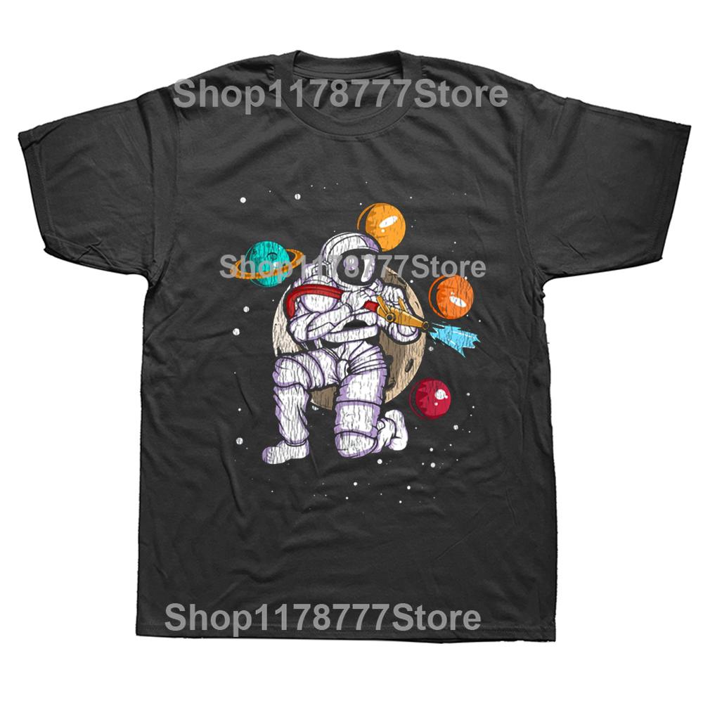 Firefighter Astronaut Space Fireman T Shirts Graphic Streetwear Short Sleeve Birthday Gifts Summer Style Tshirt Mens Clothing