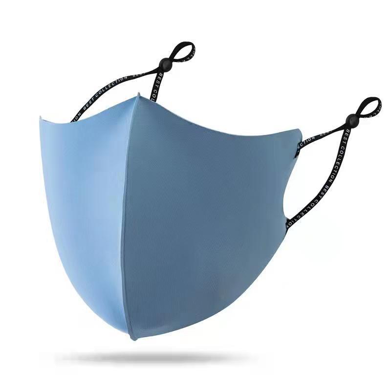 Ice Silk Masks, Breathable And Washable Three-Dimensional Masks, Anti-Ultraviolet Adult Sunscreen Masks, Customized Cloth Masks, Thin Masks