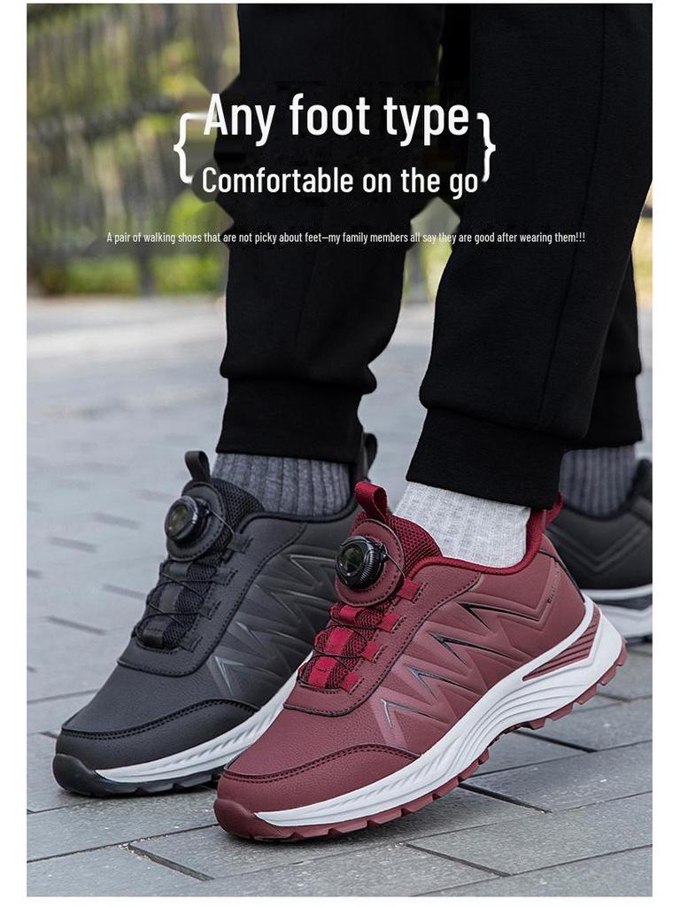 8268 Herren- und Damen-Outdoor-Schuhe mit niedrigem Schaft und rutschfester Sohle mit Drehverschluss zum Gehen, Reisen und Laufen