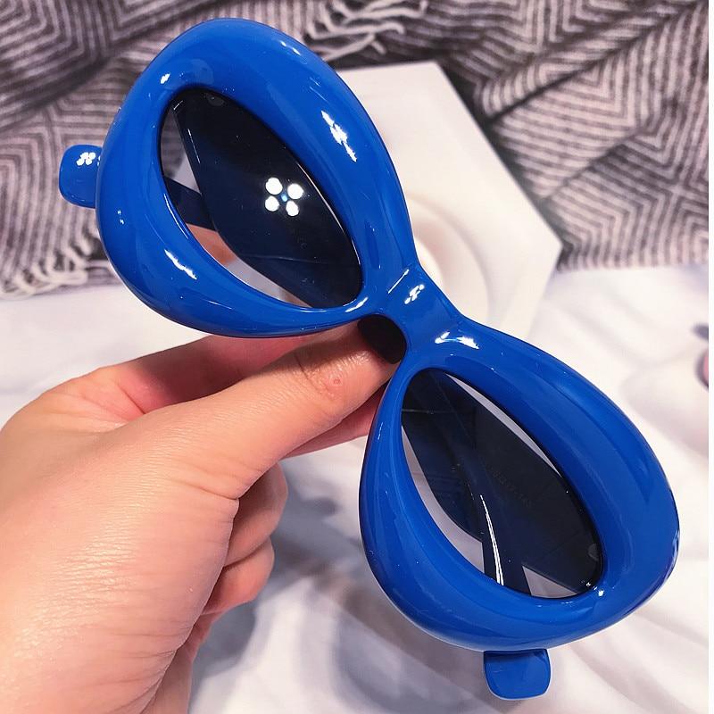 Mote Candy Color Solbriller Utendørs Kvinner Punk Hip Hop Solbriller Eyewear LXY