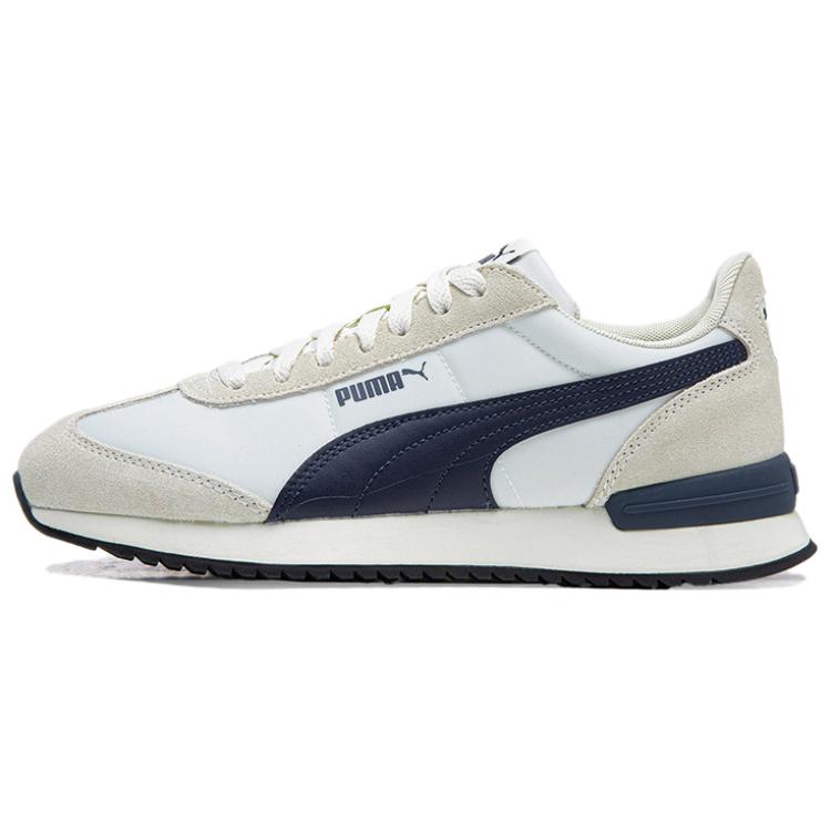 

New PUMA R78 Nylon Abrasion Resistant Low Top Casual Shoes Unisex White Blue 399250-16 42.5