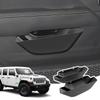 LANGBEAN Jeep Wrangler JL Door Handle Storage Driver and Passenger Side Door Car Wrangler JL Interior Small Item ABS Set of 2 Boxes, Pockets,