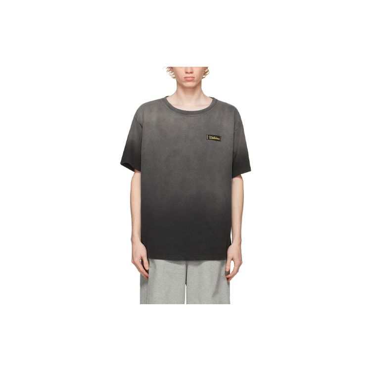 We11done Butterfly Wash High Street Short Sleeve T-Shirt Unisex T-Shirts WD-TT0-21-502-U-BK
