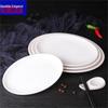 Qianxing A8 White Melamine Oval Dinner Plates